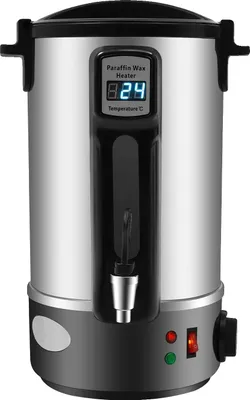 Image de Four à cire, capacité de 8 litres, régulation efficace de la température, 8 litres, couleur argent