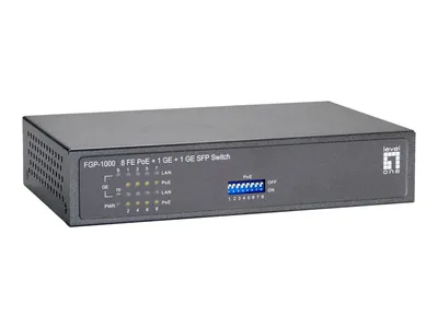 Obrázok produktu pre LevelOne FGP-1000W90 - Switch - 8 x 10/100 (PoE)