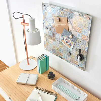 Produktbild von Zeller Memoboard "Mosaik", Glas, Dekor, 40 x 40 cm