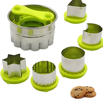 6 Keksausstecher Edelstahl, Ausstechformen für Weihnachtsplätzchen