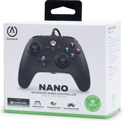 Imagen del producto de PowerA XBGP0024-01, Mando, compatible con PC, Xbox Series S y Xbox Series X, con cruceta direccional, botón de inicio, cable USB, color