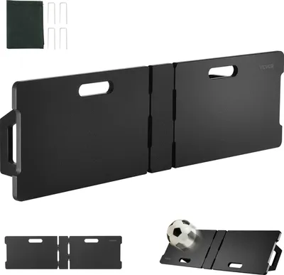 Image de VEVOR Tremplin de football pliable, tremplin portable 115 x 330 cm, tremplin d'entraînement-kicker arrière pour l'entraînement de football