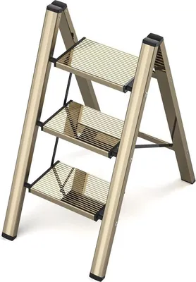 Produktbild von Kompakte 3-Stufen Leiter Aluminium leicht