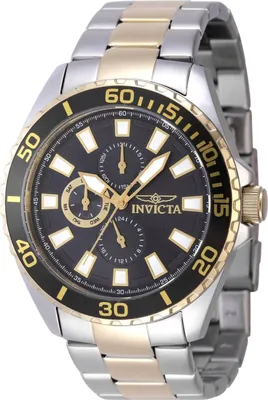 Produktbild von Invicta Pro Diver 47557 Herren uhr - Wasserdicht - Analog - Quarzuhrwerk - Edelstahl mit grauen zifferblat - 46mm