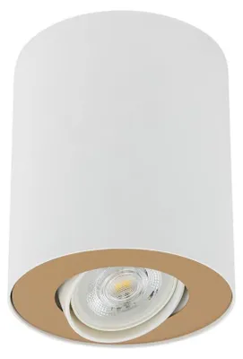 Immagine prodotto di Lampada da soffitto GU10 Ø 10 cm Bianco Metallo Moderna Cucina Plafoniera