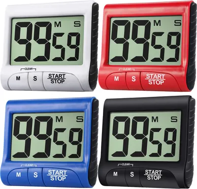 Küchentimer 2er Set – Digital, Magnetisch, Grün, Laut, Countdown Bis 99 Min