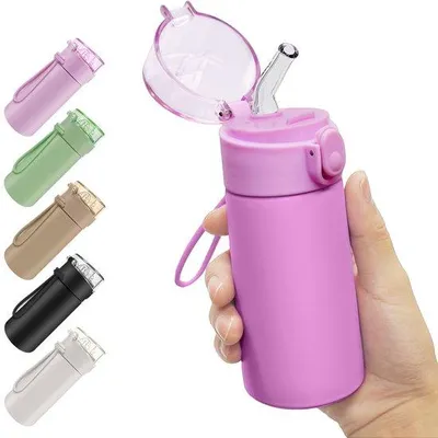 Immagine prodotto di Borraccia in acciaio inossidabile da 150 ml, termica, rossa, con manico