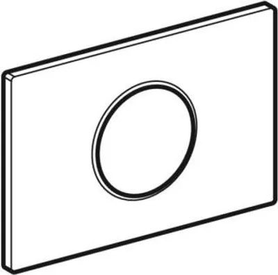 Produktbild von Geberit 242782DW1 Sigma10 BetPl. für WC-Strg.