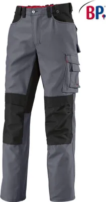 Produktbild von BP® Arbeitshose - dunkelgrau/schwarz - 60n