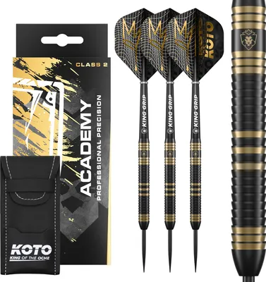 Produktbild von KOTO - Academy Class 2, 13 G, Silber & Blau, 80% Tungsten, Inkl. 3 Barrels, 3 Flights & 3 Shafts