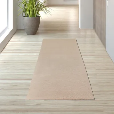 Produktbild von Beiger Teppich zeitlos weich dekorativ langlebig für stilvolles Wohnen Größe - 80 x 150 cm