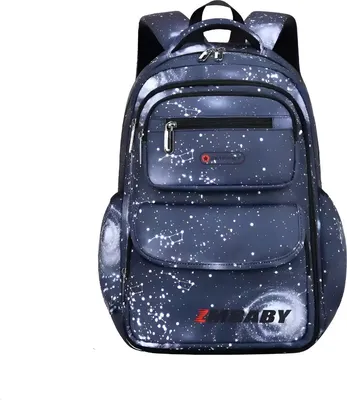 Productafbeelding van CarryQuest® - Rugzak voor jongens - waterafstotend - 46x30x17 cm - Grijs