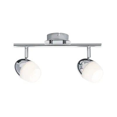 Immagine prodotto di Paulmann Lampada da soffitto a LED, modello "Egg", 2 luci da 4,2W ciascuna, colore cromato, 230V
