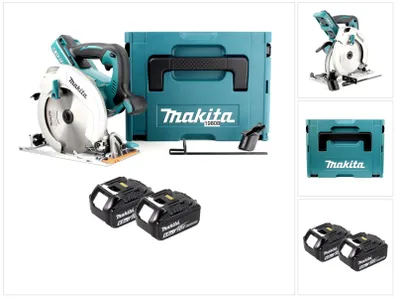 Produktbild von Makita DHS 710 GJ Akku Handkreissäge 36V (2x 18V) 190x30mm + 2x Akku 6,0Ah + Makpac - ohne Ladegerät
