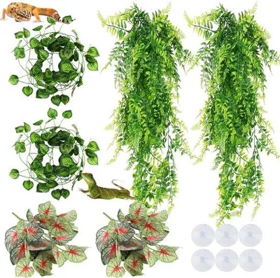 Immagine prodotto di Vasi per terrari in plastica - 4 pezzi - Verde - Artificiale
