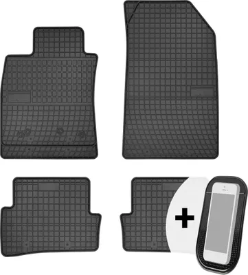 Produktbild von Gummimatten Auto Fußmatten Automatten Passgenau 4-teilig Set - passend für Renault Clio III 2005-2012