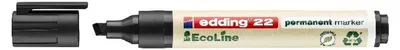 Immagine prodotto di Edding 4-22001 Marcatore permanente EcoLine 1 - 5 mm, nero, ricaricabile