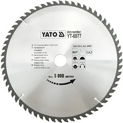 Obrázek produktu pro Kotouč na dřevo 300 x 30 mm 60z