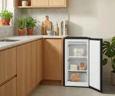Produktbild von Tomado TFT4702B Tischgefrierschrank 60 Liter - 3 Gefrierfächer - Schwarz
