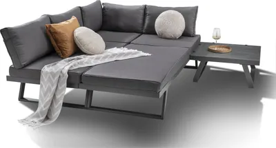 Produktbild von Destiny Loungegruppe MANHATTAN, Hocker/Tisch 70x70cm, vielseitig aufstellbar