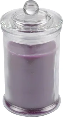 Image de Bougie bocal en verre transparent Figue