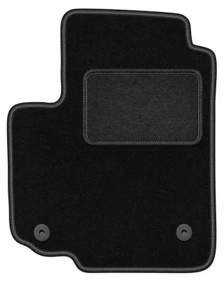 Image de Tapis conducteur en moquette pour Fiat Sedici 2006-2014 (à hayon) – 1 pièce, noir, sur mesure – Wielganizator LUX