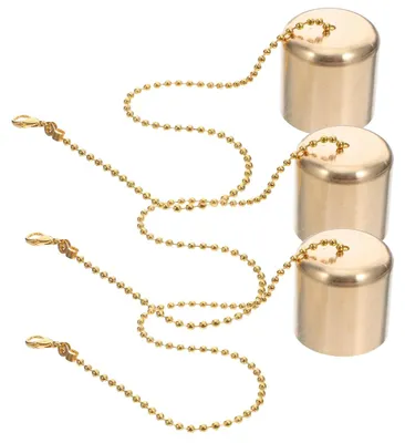 Image de Extincteurs de bougies - Lot de 3 allumeurs de mèches avec chaîne - Pour lampes à huile, bougies de bouteilles de vin et autres bougies - En laiton, style vintage
