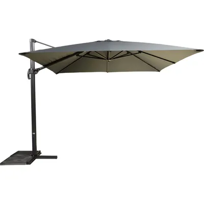 Produktbild von Lesli Living Ampelschirm Sonnenschirm "Virgo" Grey 3x3 m