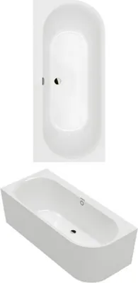 Produktbild von Villeroy & Boch 180OBN9CL00VDRW Vorwand-BW Oberon 2.1 1800x800x620mm