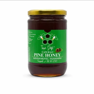 Produktbild von Kiefernhonig – Naturreiner Honig – Çam Balı – Tannenzapfenhonig – 860 g