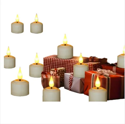 Produktbild von INF Halloween Weihnachten LED Teelichter - 6er Pack mit Fernbedienung