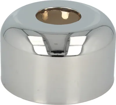 Produktbild von tecuro Siphonrosette Innen-Ø 32 mm x Außen-Ø 85 mm x Höhe 50 mm, Messing verchromt