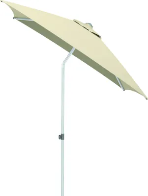 Produktbild von KETTLER  Easy Push Schirm 200x200 cm, UPF 50+, silber/ natur, Aluminium/Polyester mit PolyurethanBeschichtung