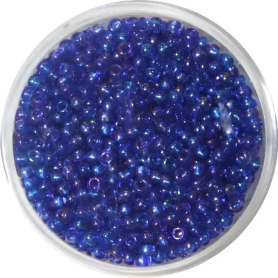 Produktbild von Rocailles 2,6mm 17 g Rainbow dunkelblau
