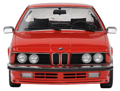 Immagine prodotto di Modello in scala 1:18 della BMW 635 CSI (E24), colore rosso, anno 1984