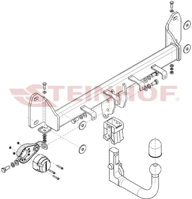 Produktbild von Z546080 Anhängerkupplung passend für BMW X3 11/2010-2017 abnehmbar