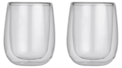 Obrázek produktu pro Gourmetmaxx Thermoglas L. Macciato 2er Set, Průhledná, Sklo, Oválný, 2 kusů, 150 °C, 350 ml