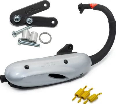 Image de Système d'échappement complet SITO homologué, en acier, compatible avec la Peugeot Vivacity 50 AC, année de construction 1999 - 2002