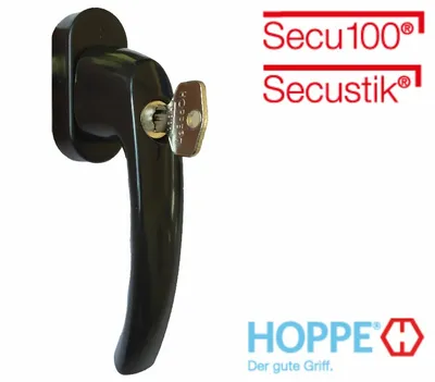 Produktbild von Hoppe Fenstergriff Atlanta 0530S/US952 abschließbar braun 10763950