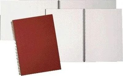 Zdjęcie produktu dla Atlanta – rejestr tabel Djois 321 x 226 mm, 2 x 4 kolumny, 108 stron, kolor czerwony