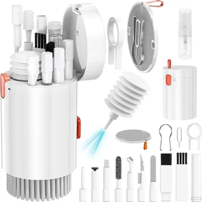 Produktbild von 20 in 1 Reinigungsset, Multifunktions Reinigungsset,Reinigungsset  für Tastatur, AirPods,Telefon, Bildschirm, Computer und Laptop, Kamera