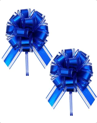 Productafbeelding van Grote Trekknopen - Set van 2 - Diameter 17 cm grote decoratieve cadeaustrikken - Cadeau