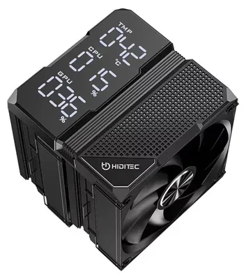 Zdjęcie produktu dla Hiditec DC40 PRO, Chłodnica powietrza, 12 cm, Czarny