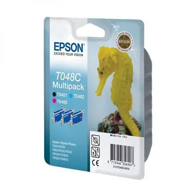 Produktbild von Epson T048 Multipack (C, M, Bk) - Retail Pack (untagged)