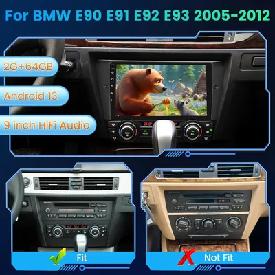 Produktbild von Android Autoradio – Multimediasystem – Navigationsgerät – Touchscreen-Radio – 9-Zoll-HD-Display – CarPlay