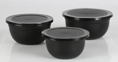 Produktbild von 12x 3tlg. Schüsselset + Deckel,Edelst. Schüssel kochen Backen Küche Geschirr
