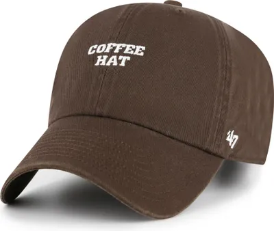 Produktbild von 47 Brand Adjustable CLEAN UP Cap - SLOGEN Coffe Hat braun