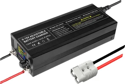 Zdjęcie produktu dla Ładowarka do akumulatorów litowych, 12 V, regulowany prąd, XCL60A-A, wtyczka UE