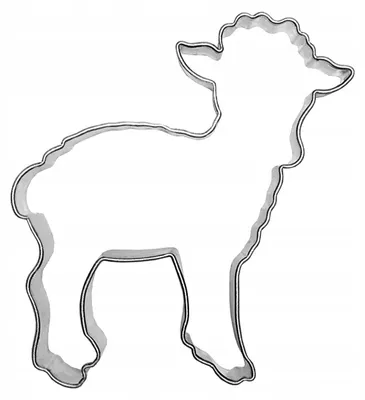 Produktbild von EkoForemki Lamm Ausstecher Ostern Plätzchen 6,5cm