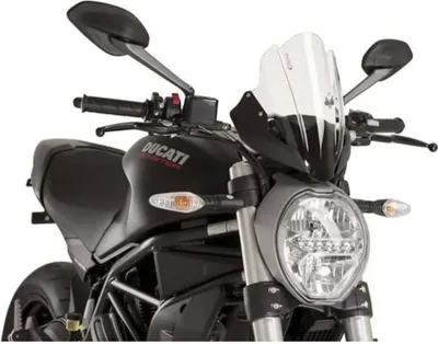 Immagine prodotto di Cupolino PUIG sport trasparente 290x180mm per Ducati